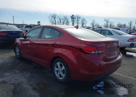 2015 Hyundai Elantra Se из США, поврежденный, VIN 5NPDH4AE2FH550176